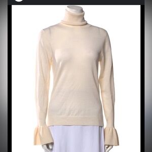 Veronica Beard Ivory Knit Top